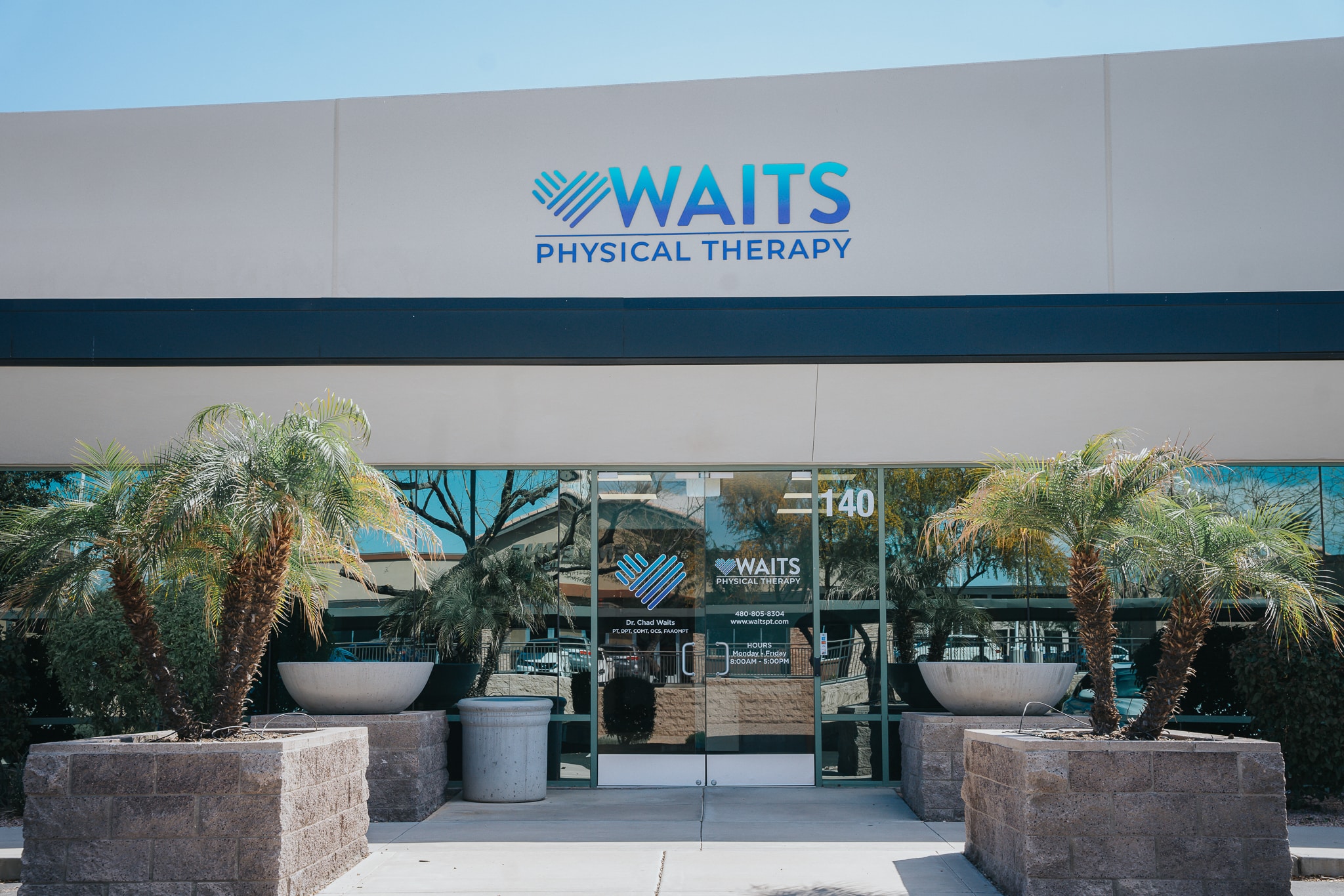 Outside view of waits physical therapy clinic